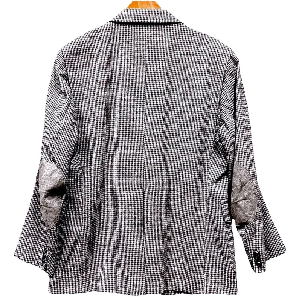 Vintage Pendleton Tweed Virgin‎ Wool Blazer Jacket Men's Size 42 Gray 2 Button - Picture 3 of 15